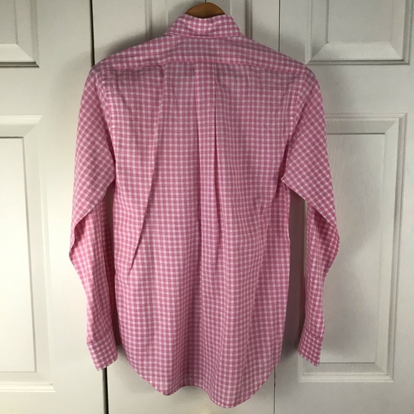 Vineyard Vines Slim Fit Tucker Shirt Pink Gingham - Picture 6 of 6